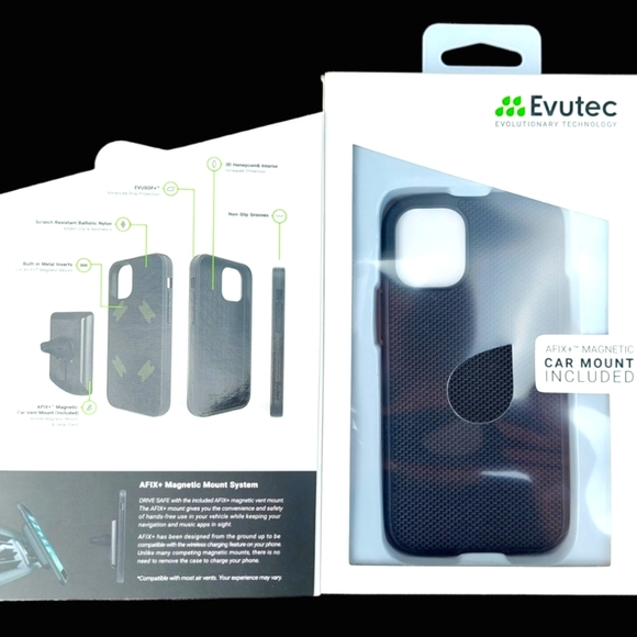 IPhone 12 mini phone case - BLACK - Picture 2 of 5